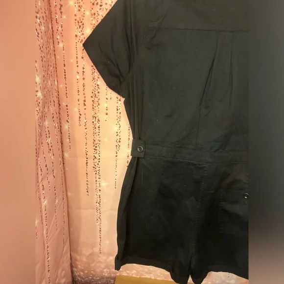 Torrid 8" Twill Lightweight Jumpsuit (Romper) - Picture 6 of 16